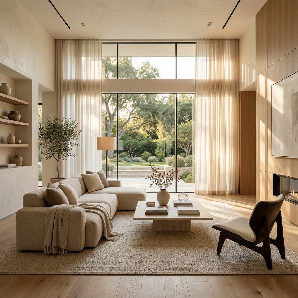 A beautifully curated luxury living room showcasing Decornish premium home decor and furniture
