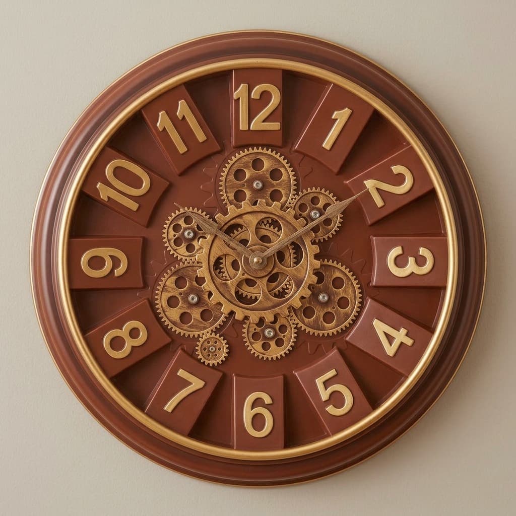 Brown & Antique Gold